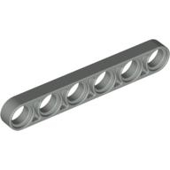 Lego rameno tenké 1x6, světle šedá (4114200)